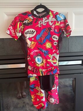 Cycling Jersey & Bib matching set